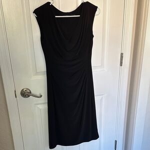 Ralph Lauren Elegant Black Midi Dress